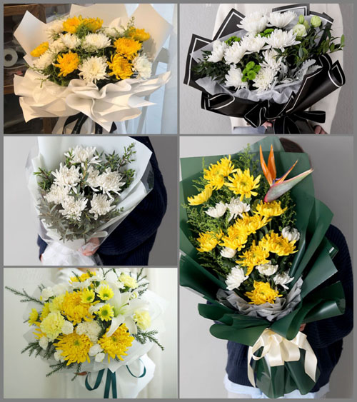 福建漳州平和县秀峰乡三联村白事花束代送